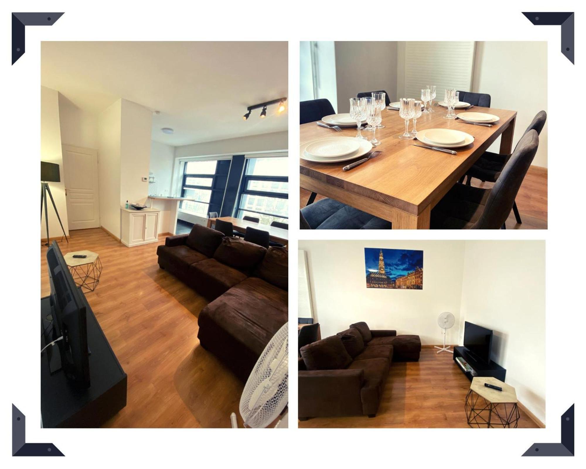 Le Carnot Appartement Avec 2 Chambres Separes Et Parking Privatif Et Securise Арас Екстер'єр фото